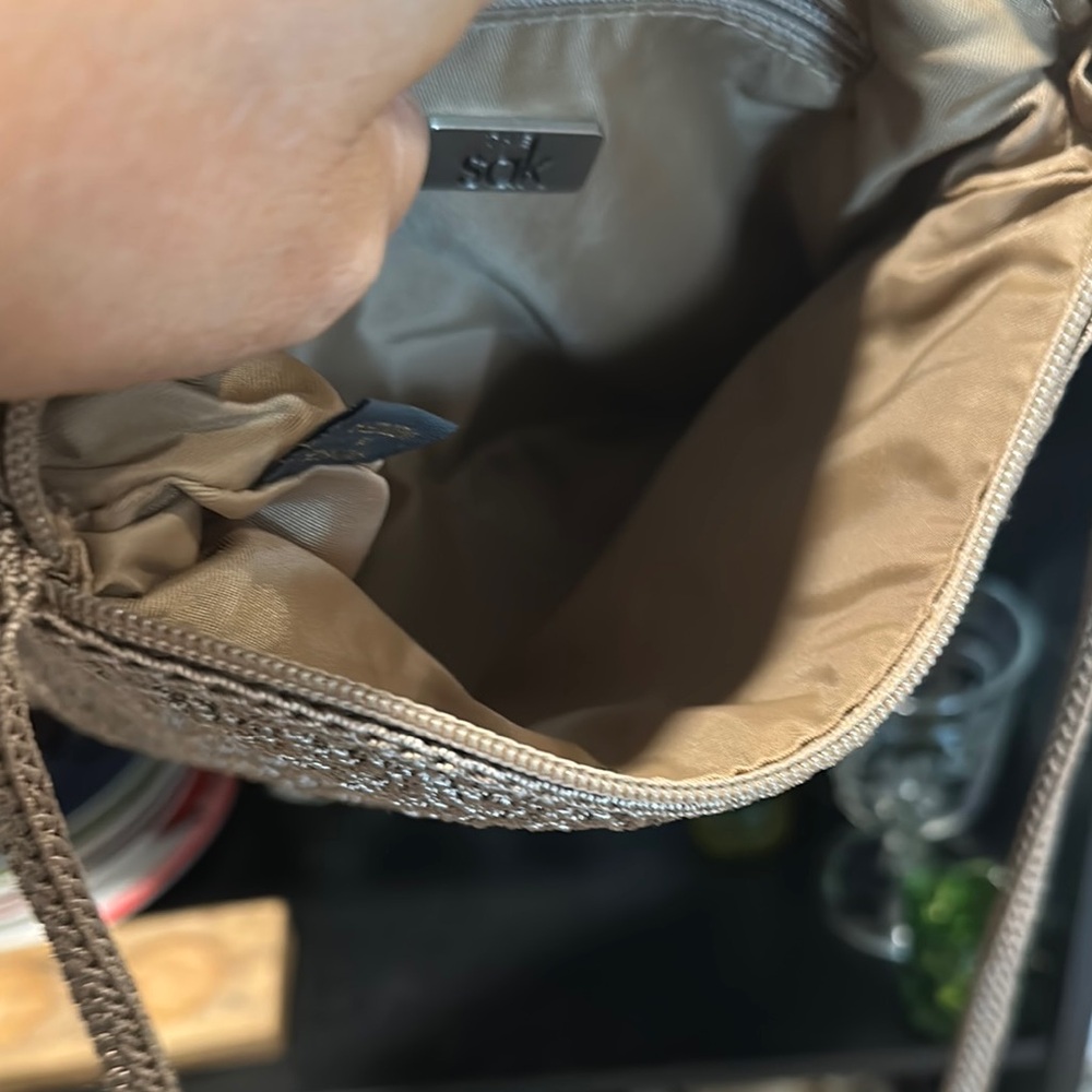 The Sak Brown Woven Crossbody Bag - Picture 5 of 5
